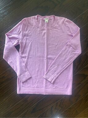 J. Crew Lavender-Pink Crewneck Sweater